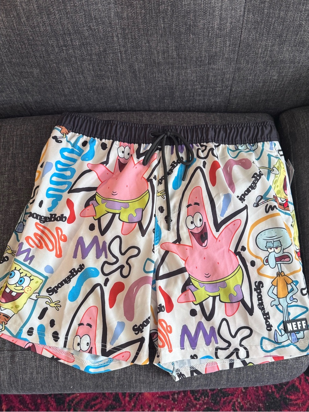 NWT Neff SpongeBob swim shorts
